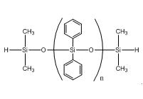 Hydrogen terminated polydiphenyl siloxane